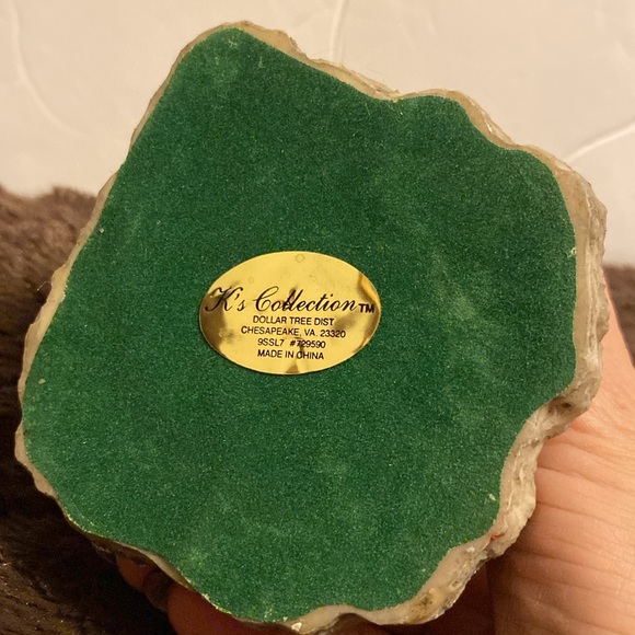 K’s vintage house poly resin figurine home snowman snow, chimney & clock home - Picture 6 of 8